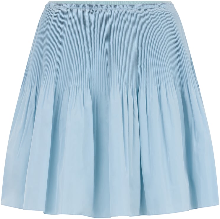 Valentino Pleated light blue skirt, romantic and elegant style