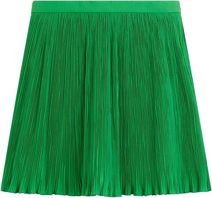 Valentino Green short versatile skirt for every occasion