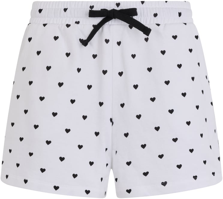Valentino Sports pants with heart print, summer and versatile.