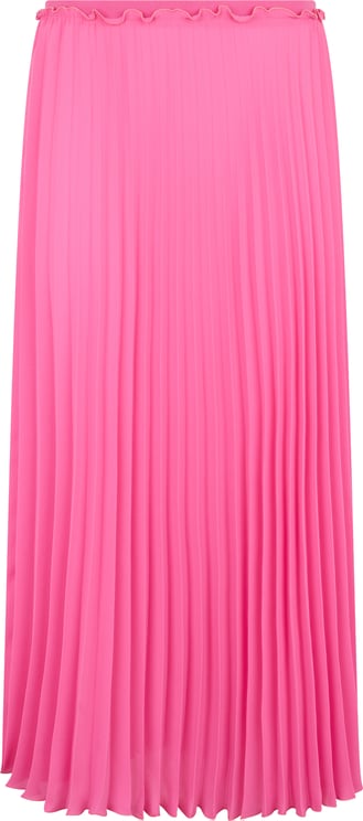 Valentino Long pink skirt with pleated effect