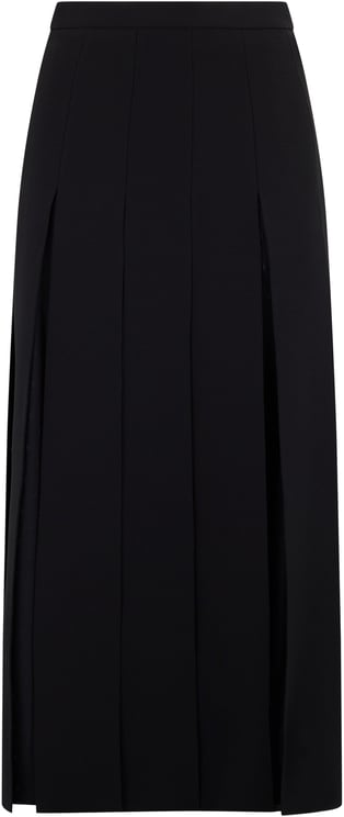 Valentino Long black elegant and versatile skirt