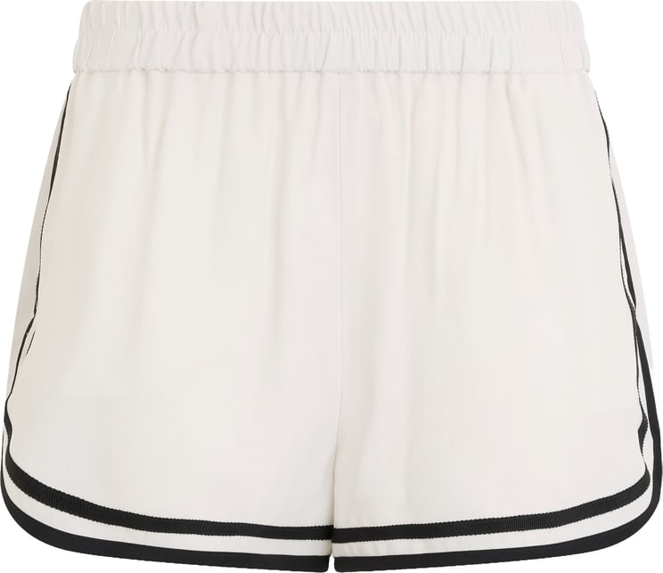 Valentino Light white summer shorts with an elastic waistband.