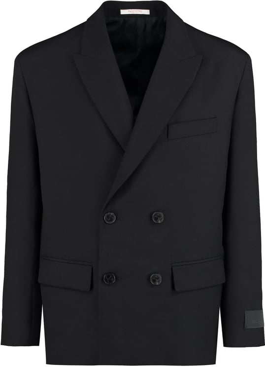Valentino Double-breasted wool blazer