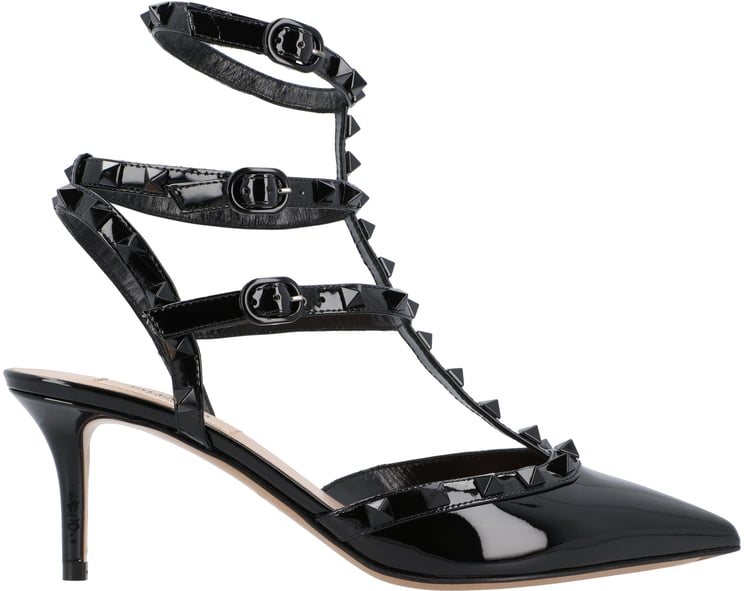 Valentino Patent Leather Sandal-Pumps
