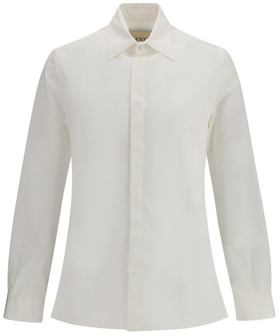 Valentino Valentino White Cotton Dress Shirt