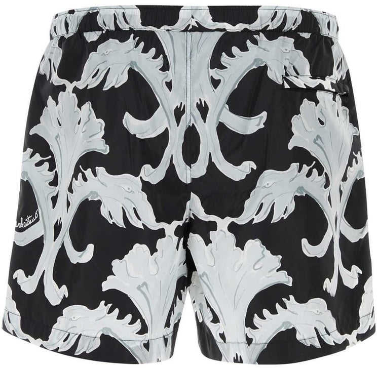 Valentino Valentino Metamorphos Wall-Print Swim Shorts