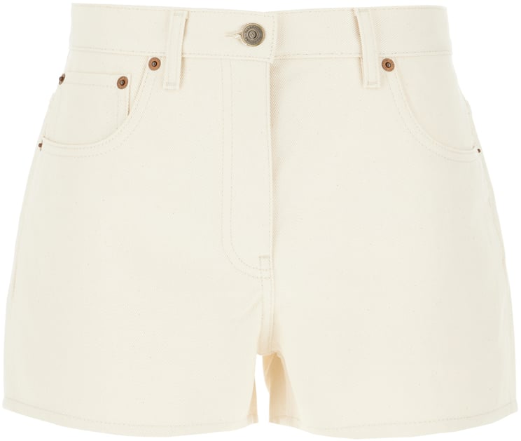 Valentino Valentino Garavani Sand denim shorts