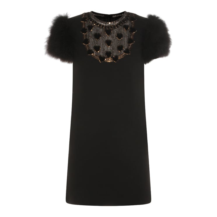 Valentino Mini Dress with Puff Sleeves