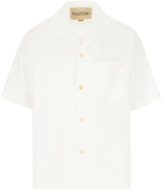 Valentino Valentino Garavani White poplin shirt