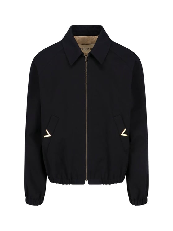 Valentino Logo Bomber Jacket