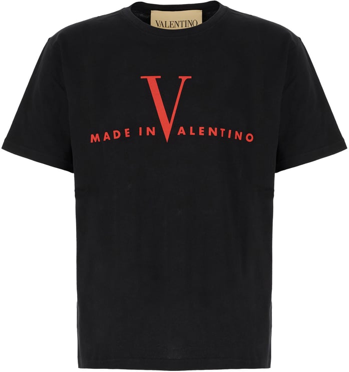 Valentino Valentino Garavani Black cotton t-shirt