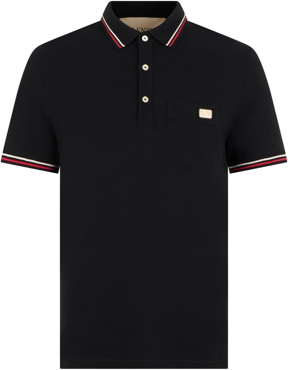 Valentino Cotton polo with short sleeves