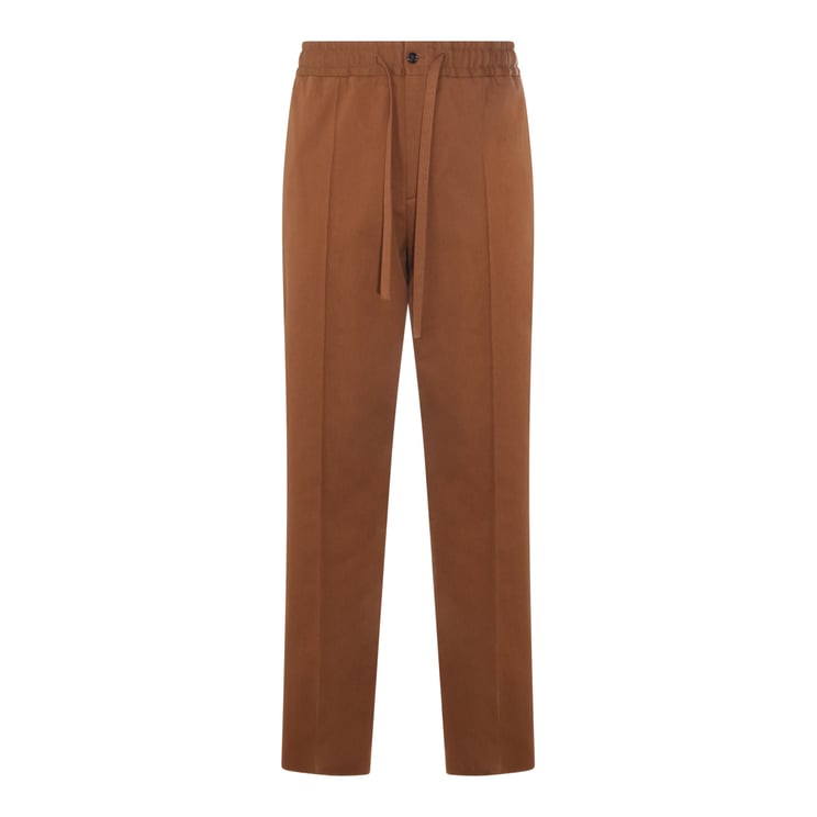 Valentino Straight-Leg Cotton Trousers