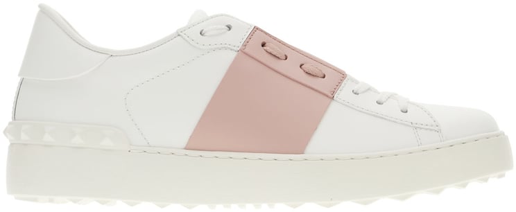 Valentino Valentino Garavani White leather Open sneakers