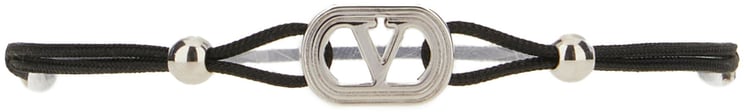 Valentino Valentino Garavani Black cotton bracelet