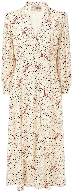 Valentino Valentino Garavani Printed silk dress