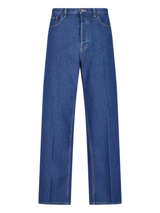 Valentino Blue Vgold High Waist Denim Jeans