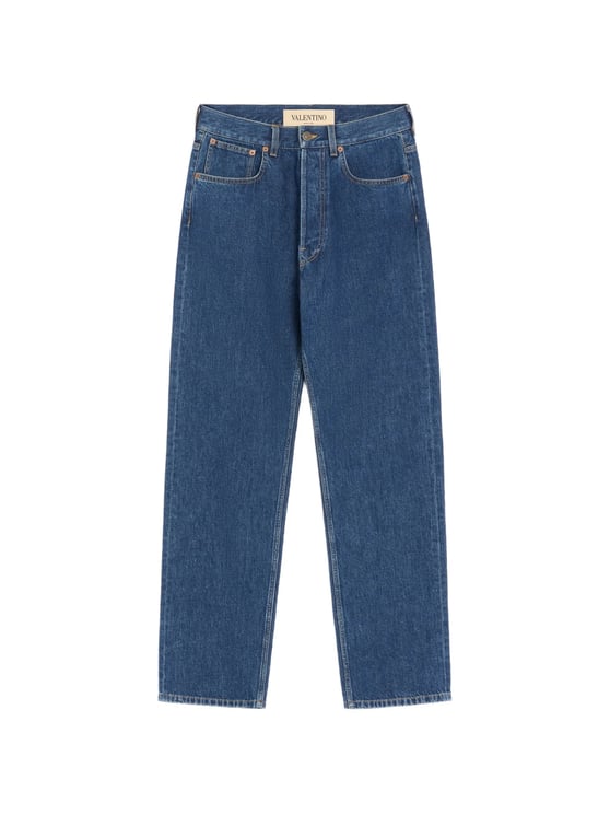 Valentino Mid-Blue Denim 5 Tasche Jeans