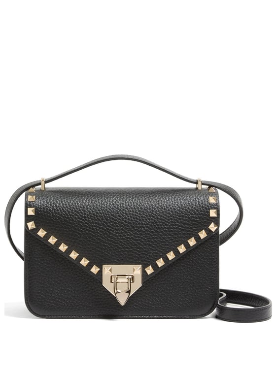 Valentino Rockstud Small Textured Leather Bag