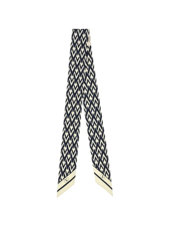 Valentino Scarf Bandeaux Toute La V Silk