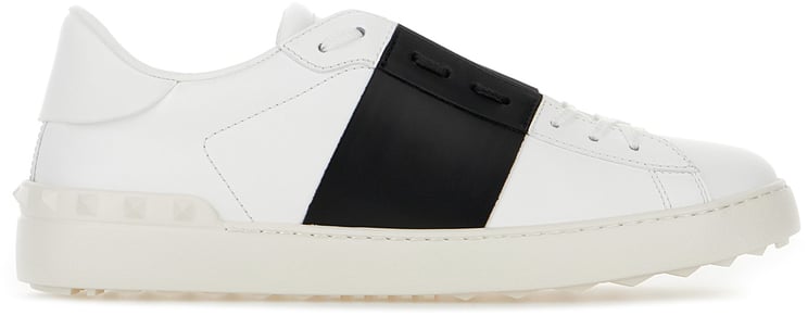 Valentino Valentino Garavani White leather Open sneakers