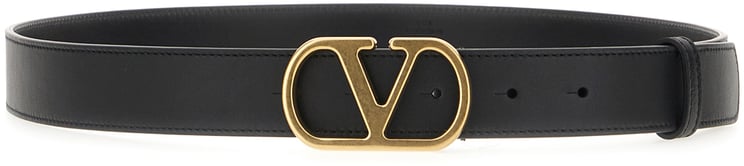 Valentino Valentino Garavani Black leather belt