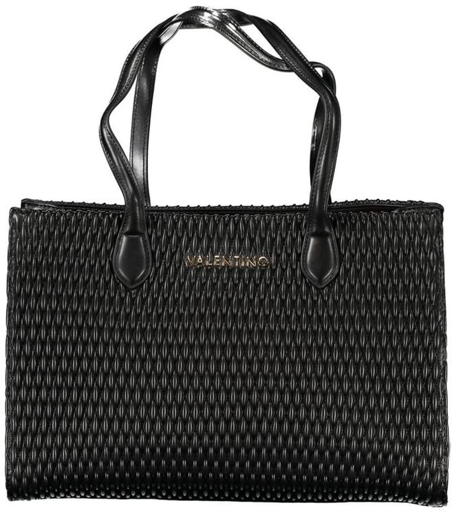 Valentino by Mario Valentino Mario Valentino Black Polyurethane Women Shoulder Bag
