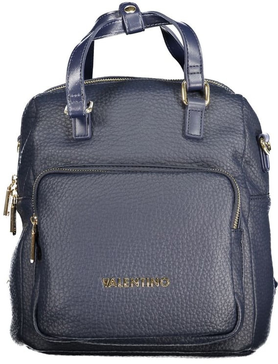 Valentino by Mario Valentino Mario Valentino Blue Polyurethane Women Backpack