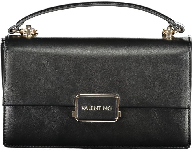 Valentino by Mario Valentino Mario Valentino Black Polyurethane Women Shoulder Bag