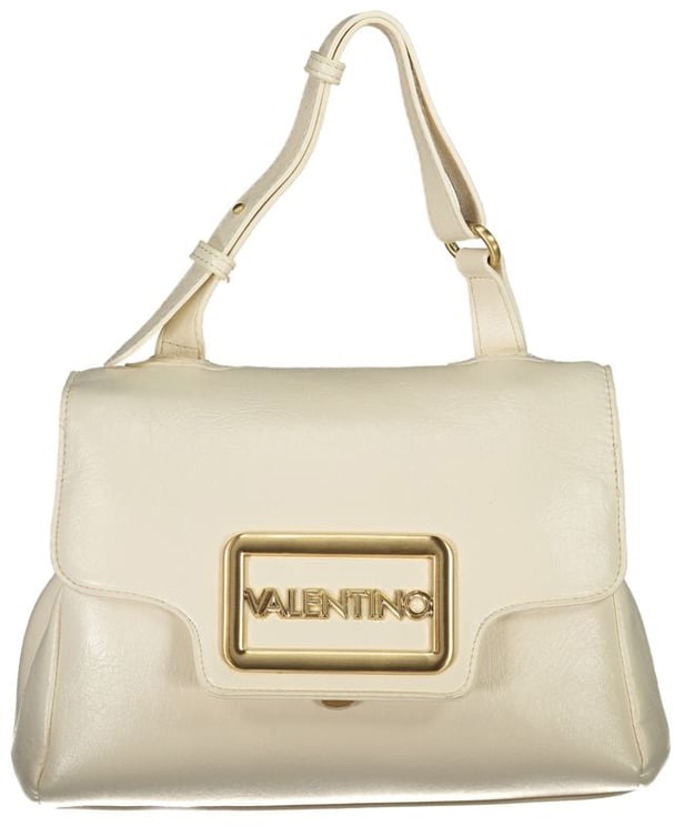 Valentino by Mario Valentino Mario Valentino Beige Polyurethane Women Handbag