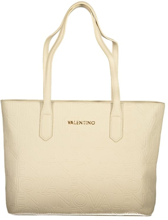 Valentino by Mario Valentino Mario Valentino Beige Polyurethane Women Handbag
