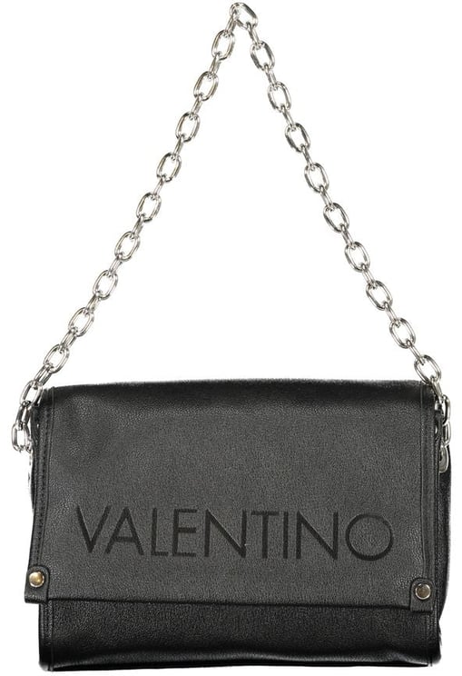 Valentino by Mario Valentino Mario Valentino Black Polyurethane Women's Shoulder Bag