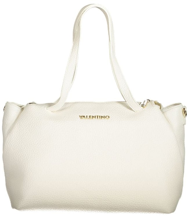 Valentino by Mario Valentino Mario Valentino Bianco Polyurethane Women's Bag with Handles and Internal Pocket