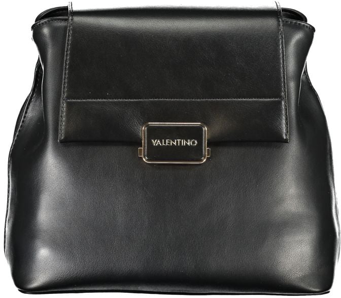 Valentino by Mario Valentino Mario Valentino Black Polyurethane Women Backpack