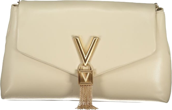 Valentino by Mario Valentino Mario Valentino Beige Polyurethane Women Shoulder Bag