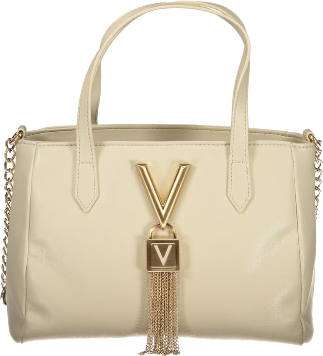 Valentino by Mario Valentino Mario Valentino Beige Polyurethane Women Handbag