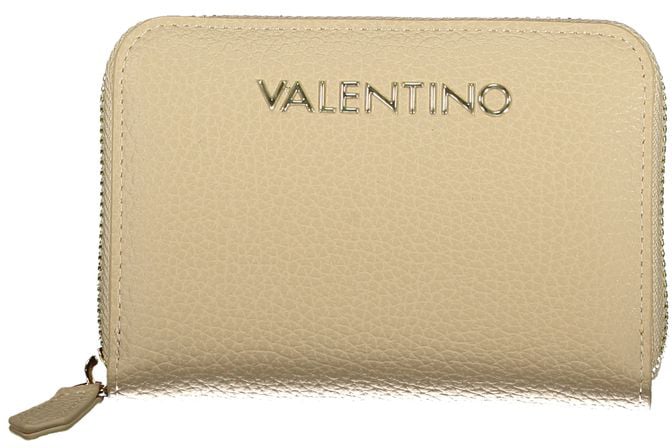 Valentino by Mario Valentino Mario Valentino Beige Polyurethane Women Wallet