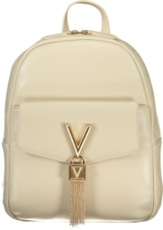 Valentino by Mario Valentino Mario Valentino Beige Polyurethane Women Backpack
