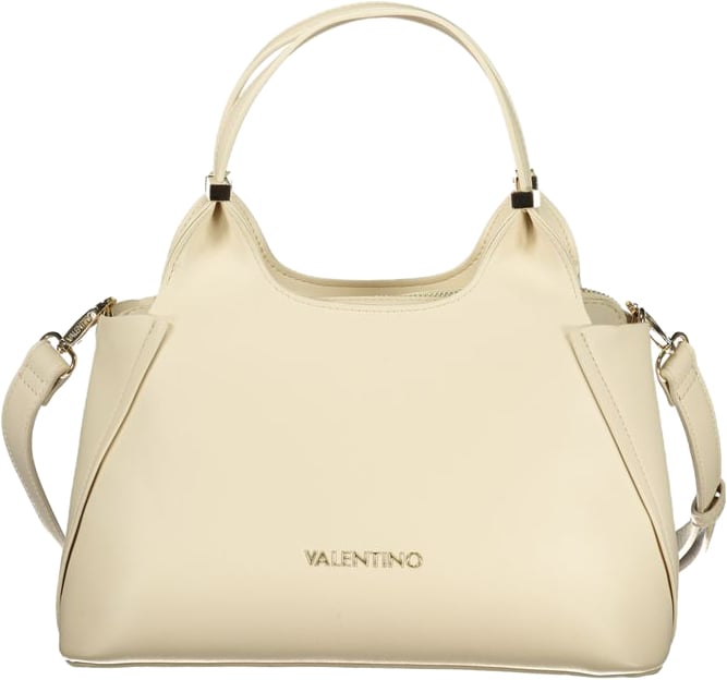 Valentino by Mario Valentino Mario Valentino Beige Polyurethane Women Handbag