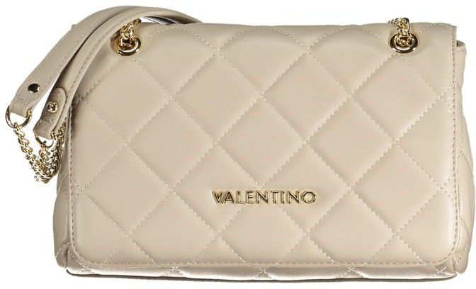 Valentino by Mario Valentino Mario Valentino Beige Polyurethane Women Handbag