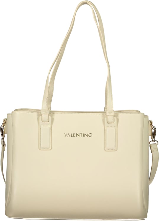 Valentino by Mario Valentino Mario Valentino Beige Poliuretano Women's Bag with Adjustable Strap and Pockets