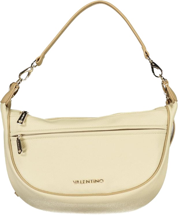 Valentino by Mario Valentino Mario Valentino Beige Polyurethane Women's Bag With Adjustable Shoulder Strap