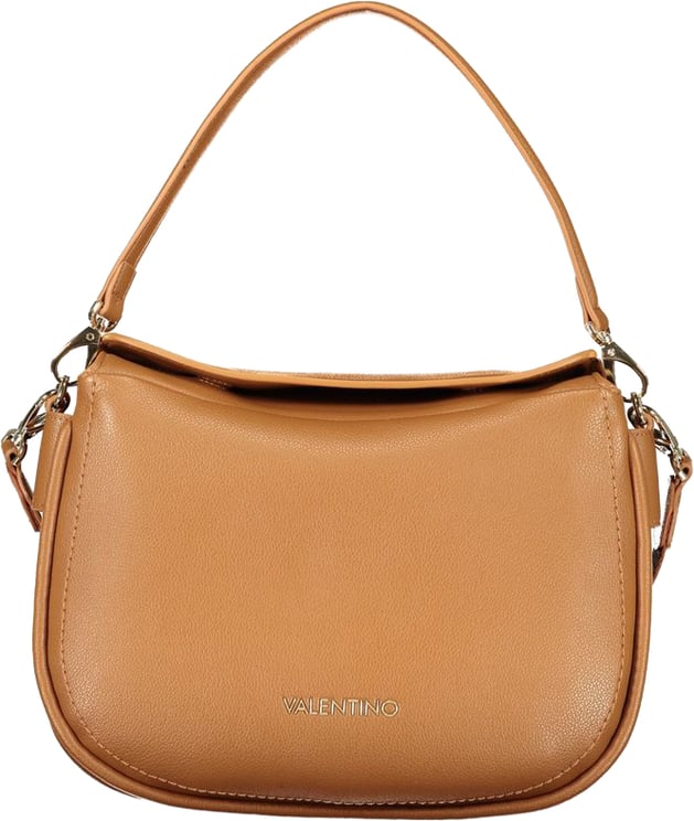 Valentino by Mario Valentino Mario Valentino Brown Polyurethane Women's Bag with Removable Shoulder Strap