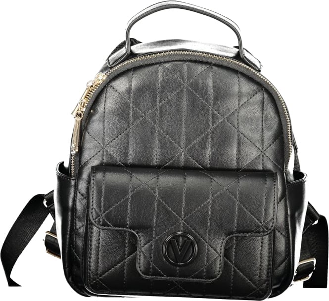 Valentino by Mario Valentino Mario Valentino Black Polyurethane Women's Backpack