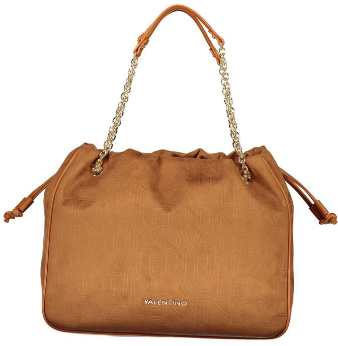 Valentino by Mario Valentino Mario Valentino Brown Polyurethane Women's Shoulder Bag