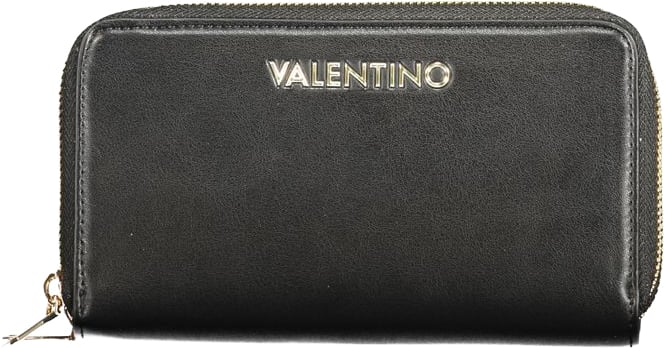 Valentino by Mario Valentino Mario Valentino Black Polyurethane Women's Wallet