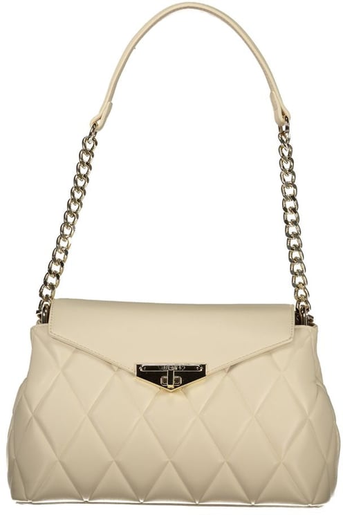 Valentino by Mario Valentino Mario Valentino Beige Polyurethane Women Shoulder Bag