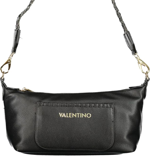 Valentino by Mario Valentino Mario Valentino Nero Polyurethane Women's Bag with Adjustable Shoulder Strap