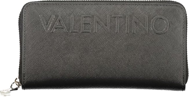 Valentino by Mario Valentino Mario Valentino Black Polyurethane Womens Wallet