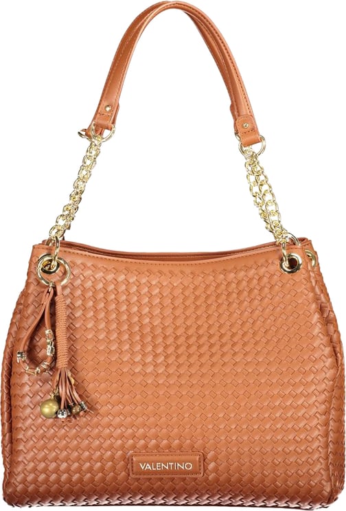 Valentino by Mario Valentino Mario Valentino Brown Polyurethane Women Bag With Shoulder Handles